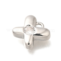 Латунные микро проложить кубического циркония подвески&nbsp;KK-C085-24P