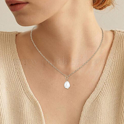 10 stücke natürliche zucht süßwasser perle zwei seiten poliert charms&nbsp;PALLOY-BM00001