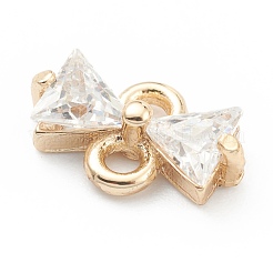 Латунные прозрачные соединители с кубическим цирконием ZIRC-O042-05G