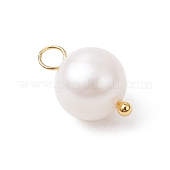 Круглые подвески из натурального культивированного пресноводного жемчуга PALLOY-JF04193-01