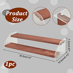 2-уровневые прозрачные акриловые минифигурки с подставкой для дисплея ODIS-WH0002-59