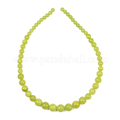 Rangs de perles dégradées en jade vert naturel&nbsp;GG-CBA2AE1-A06-D