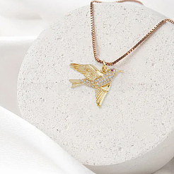 8 шт. 4 стиля латунные подвески с микропаве и кубическим цирконием&nbsp;ZIRC-DC0001-27