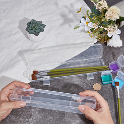 Boîte de rangement de vaisselle en plastique&nbsp;AJEW-WH20195-17
