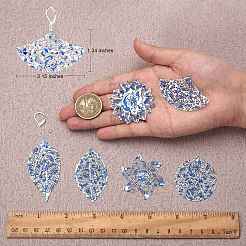 Набор для изготовления сережек с цветком своими руками DIY-SZ0008-53