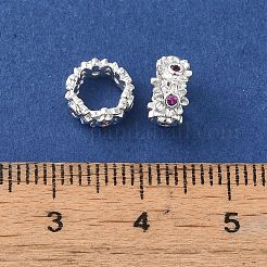 カドミウムフリー＆鉛フリー  ラックめっき  長持ちメッキ  オールドローズ  8x4mm  穴：5mm&nbsp;KK-B088-01B-02S