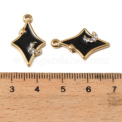 304 Edelstahl-Emaille-Anhänger&nbsp;STAS-I371-06G-03