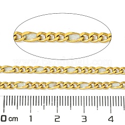 イオンプレーティング（IP）304ステンレススチールエナメルチェーン  ハンダ付け  スプールで  ホワイトスモーク  11x3x1.5mm&nbsp;CHS-Q005-06G-02