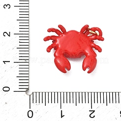 Латунь эмаль подвески&nbsp;KK-G555-20G-03