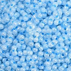 Блестящие стеклянные бусины&nbsp;X1-SEED-K010-04B