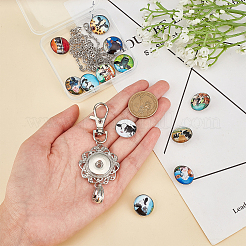 Наборы для самостоятельного изготовления полукруглого кулона&nbsp;DIY-SC0019-99C