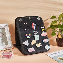 Брошь из фетра с 3 кольцом ODIS-WH0043-62