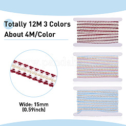 Ruban de dentelle de polyester&nbsp;OCOR-TA0004-16B