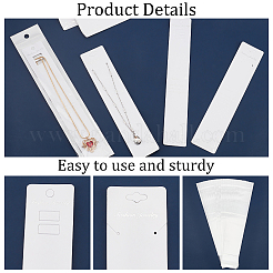 100шт 2 стиля картонные карты для ювелирных изделий CDIS-PH0001-49