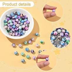 Наборы для самостоятельного изготовления браслетов из акриловых бусин&nbsp;DIY-YW0011-70