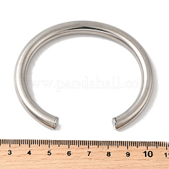 Браслеты-манжеты из нержавеющей стали 304 для мужчин и женщин&nbsp;LS-BJEW-Q042-06P