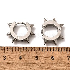 Серьги-кольца из нержавеющей стали 201 EJEW-A098-04P