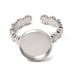 Composants de bague de manchette en acier inoxydable 304 à fleurs&nbsp;STAS-P454-05C-P