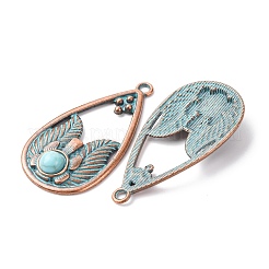 Сплав с синтетических бирюзовых подвесками FIND-B055-01I