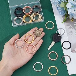 36 Stück geteilte Schlüsselringe aus 6 Farben.&nbsp;FIND-CY0001-71