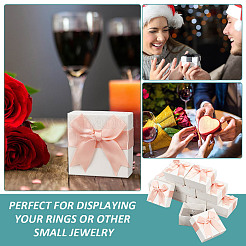 Квадратные картонные бумажные коробки для хранения ювелирных наборов&nbsp;LS-CON-WH0086-097C