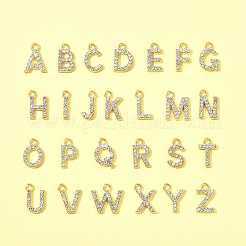 26 шт. 26 стиля подвески из золотистого сплава со стразами FIND-FS0003-26