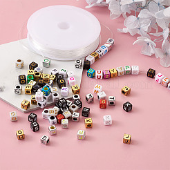 DIY Kindertag Geschenk Stretch Armbänder Kits&nbsp;DIY-CW0001-02