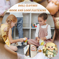 4 пачка 2 стиля нейлоновых и полиэфирных волшебных лент FIND-FG0002-74