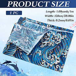 Хлопчатобумажная ткань в японском стиле DIY-WH0589-004B-03