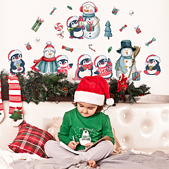 Weihnachts-PVC-Wandaufkleber&nbsp;DIY-WH0228-901