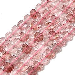 Природного кварца клубники нитей бисера G-A272-A01-23B