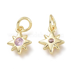 Латунные микро проложить кубического циркония подвески&nbsp;KK-P188-H07-G