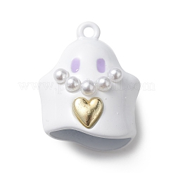 Pendentifs en alliage peints à la bombe d'halloween&nbsp;PALLOY-R139-02B-01