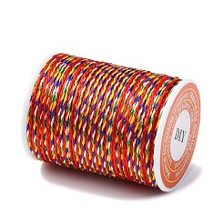 Разноцветный декоративный нейлоновый витой шнур NWIR-C005-01A