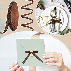 10 ярд блестящих лент из полиэстера OCOR-WH0003-035C