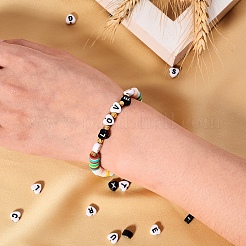 2000 шт. 2 цвета акриловые бусины в стиле ремесла MACR-SZ0001-61