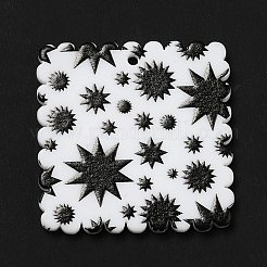 Непрозрачные акриловые подвески&nbsp;SACR-P014-12A