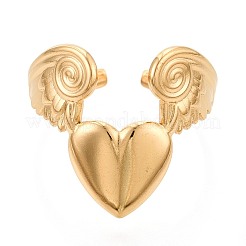 Регулируемые манжеты из нержавеющей стали 304 с ионным покрытием (IP) для женщин&nbsp;RJEW-N052-04G