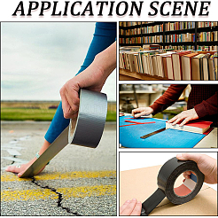 1 рулон полиэтиленовой и марлевой клейкой ленты для фиксации коврового покрытия&nbsp;AJEW-CP0006-91B-01