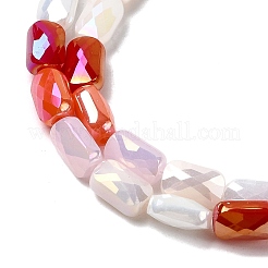 Стеклянные бусины с гальваническим покрытием &nbsp;EGLA-P065-02A-06