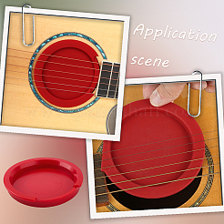 Пластиковая крышка для резонаторного отверстия гитары&nbsp;AJEW-WH20018-104A-02