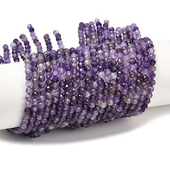 Природный аметист нитей бисера&nbsp;X-G-A252-A03-01