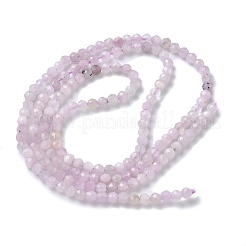 Натуральные кунзитовые / сподуменовые бусы пряди&nbsp;G-L651-C12-2mm-02