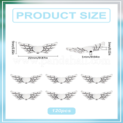 120 шт. бусины Angeltee из сплава в тибетском стиле&nbsp;TIBEB-LP0001-71