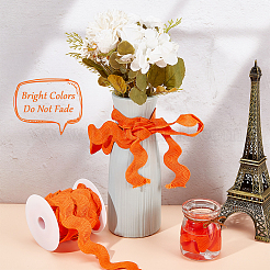 Лента из полиэстера с волнистой бахромой длиной 9 ярд.&nbsp;OCOR-XCP0002-93A