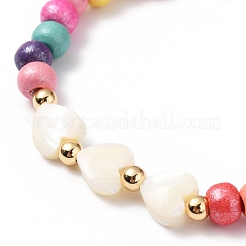 Стрейч детские браслеты BJEW-JB05787-02