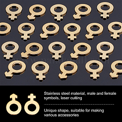 40 шт. 2 подвески из нержавеющей стали 304&nbsp;STAS-UN0029-04