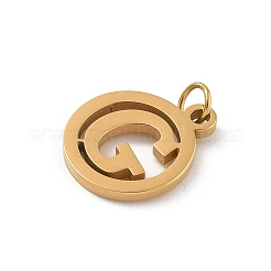 Подвески из нержавеющей стали 304 с соединительным кольцом&nbsp;LS-STAS-R001-02G-G