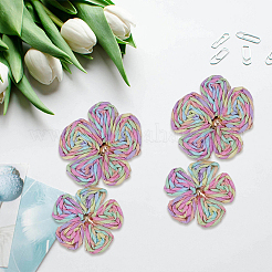 1 пара серег-гвоздиков из сплава рафии&nbsp;EJEW-SP0001-19B