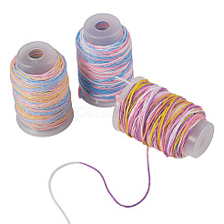 3 rouleau de cordon en coton macramé teint par segments&nbsp;OCOR-TA0004-20A
